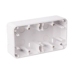 Boitier Saillie 2 postes blanc EPURE - Ohmtec - IICSEN