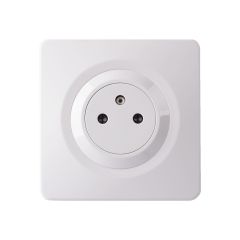 Prise 2P+T 16A Affleurante Complète blanc EPURE - Ohmtec - IICSEN
