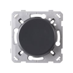 Interrupteur va et vient anthracite EPURE NF - Ohmtec - IICSEN
