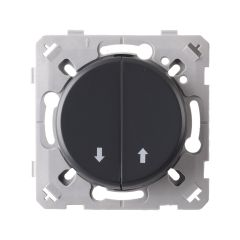 Commande de volet roulant anthracite EPURE - Ohmtec - IICSEN