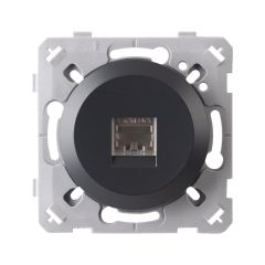 Prise RJ45 anthracite EPURE - Ohmtec - IICSEN