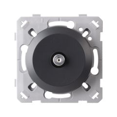 Prise TV SAT Type F anthracite EPURE - Ohmtec - IICSEN