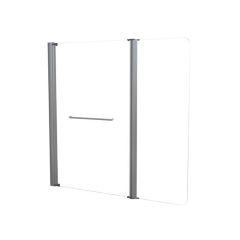 Pare-baignoire 2 volets verre transparent - L 120 x H 140 cm - ELMER By Ayor