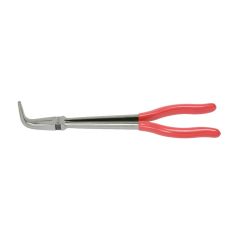 Pince à bec demi-rond coudé 90° extra-longue - Longueur 270 mm - KS TOOLS