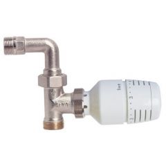 Tête thermostatique VT 0,38 + Corps DROIT avec coude Mâle 3/4'' (20/27) EK - Somatherm