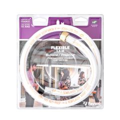 Tuyau à embouts mécaniques - écrou 20x150/écrou 1/2"  - Longueur 1.5m    