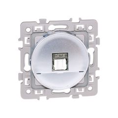 Prise RJ45 STP Cat.6A (grade 3) - SQUARE Silver - Eur'Ohm