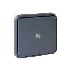 Mécanisme composable de poussoir lumineux - étanche IP55 - OXXO Gris - Eur'Ohm