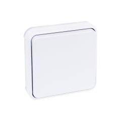 Bouton poussoir complet encastré - IP55 - OXXO Blanc - Eur'Ohm