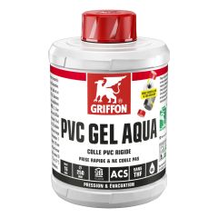 PVC-GEL-AQUA Colle en gel spéciale Eau Potable 1L - Griffon France