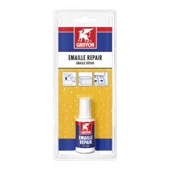 Emaille Repair 20ml, pour réparer les éclats d'émail sur les baignoires en acier - Griffon France