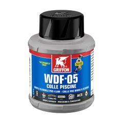 WDF-05 500ml Colle en gel bleue, pour PVC semi-rigide flexible et rigide - Griffon France
