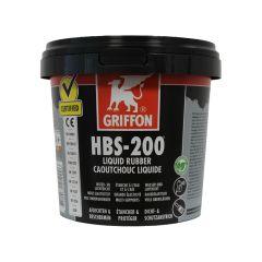 HBS-200 Caoutchouc liquide 1L, étanchéifier les surfaces à l'eau et à l'air - Griffon France
