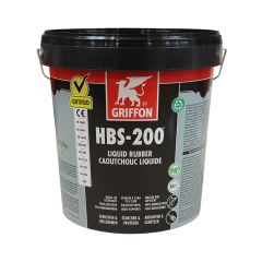 HBS-200 Caoutchouc liquide 5L, étanchéifier les surfaces à l'eau et à l'air - Griffon France