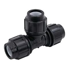 Té égal 90° à compression Série 7 PE Ø16 - Plasson