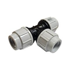Té égal 90° à compression Série 7 PE Ø32 - Plasson