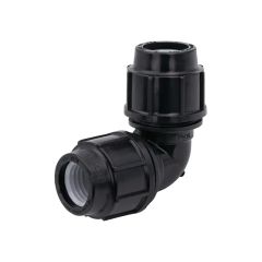 Coude 90° à compression Série 7 PE Ø16 - Plasson