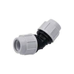 Coude 45° à compression Série 7 PE Ø32 - Plasson