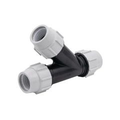 TE 45° à Compression Série 7 PE Ø63 - Plasson