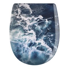 Abattant Ariane déclipsable WC "Océan" à descente manuelle - Olfa