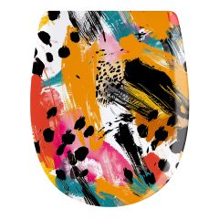 Abattant Ariane déclipsable WC "Arty" à descente manuelle - Olfa