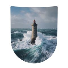 Abattant Wood Slim déclipsable WC "Embruns" à descente assistée - Olfa