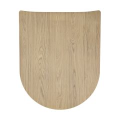 Abattant Wood Slim déclipsable WC "Chêne clair" à descente assistée - Olfa