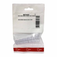 Raccord droit pour tube annelé Ø16-18 mm