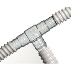 Té pour tube annelé Ø16-18 mm