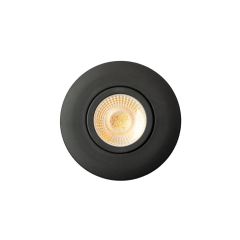 Spot noir encastré orientable LED 5W RT2012/RE2020 IP65 - IICSEN