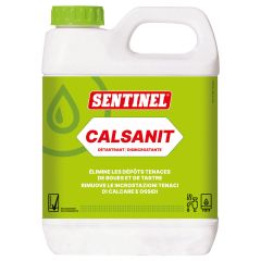 Détartrant CALSANIT 1 litre nettoyant double action sans phase de neutralisation - Sentinel