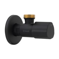 Robinet équerre design - ACS - NOIR MAT - Mâle 1/2" / Mâle 1/2" - Tucai