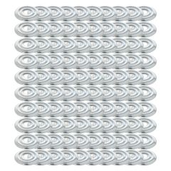 100 rosaces plates zinguées Ø32 - Arcanaute