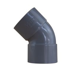 Coude PVC 45° Femelle/Femelle Ø63 - First Plast