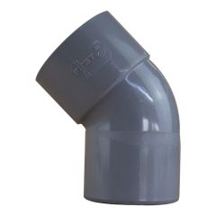 Coude PVC 45° Mâle/Femelle Ø63 - First Plast