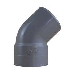 Coude PVC 45° Mâle/Femelle Ø75 - First Plast