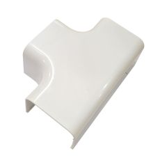 Té de dérivation pour goulotte 80 x 60 mm - blanc - First Plast
