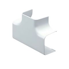 Té de dérivation pour goulotte 80 x 60 mm - blanc - First Plast