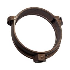 Collier bride pour tube de descente PVC Ø80 - aspect cuivre - First Plast