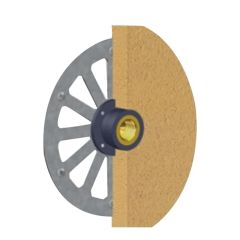 Applique robinet de jardin sous enduit APLIC'ENDUIT cuivre 14-16 - Anthracite - ANQUIER