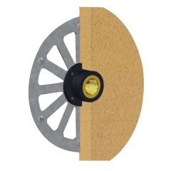 Applique robinet de jardin sous enduit APLIC'ENDUIT PER à sertir Ø16 - Noir - ANQUIER