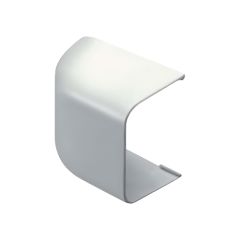 Bouchon de finition esthétique pour fin de goulotte 65 x 50 mm - blanc - First Plast