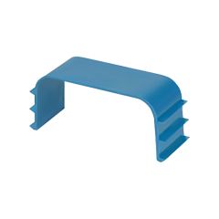 Étrier pour goulotte clipsage à la base 65 x 50 mm - Bleu - First Plast