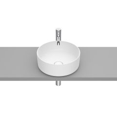 Vasque à poser en fineceramic Inspira Round - 370x370x140mm - blanc mat