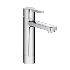 Mitigeur lavabo NAIA Mezzo Plus sans tirette avec flexible - Chromé - Roca - A5A3D96C00