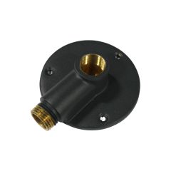 Applique pour robinet de jardin à visser Mâle 1/2" (15/21) pour raccordement cuivre protégé du gel - Coloris Anthracite - Anquier