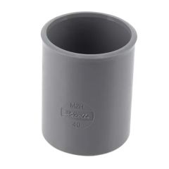 Manchon PVC à butée Femelle Femelle Ø40 - Nicoll