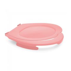 Lunette + Abattant WC Clipsable rose poudré - Papado
