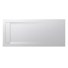 Receveur de douche extra plat en Stonex® Aquos - 1600x700mm - Blanc