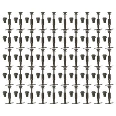 50 SUPPORTS SIXBOX AP INTER - Appui intermédiaire (livré avec OBMR 15/32, livré sans la vis bois 5*30) - SIXBOX